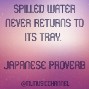 Inspirational Wisdom Proverb Japanese Proverb